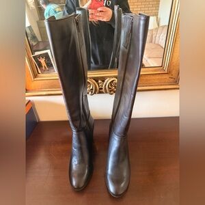 Arturo Chiang Black Over the Knee Boots